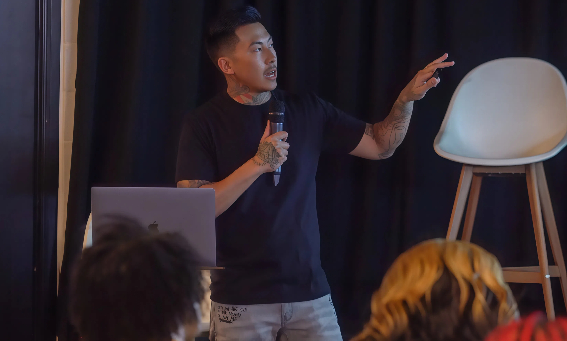 Speaking at industry event