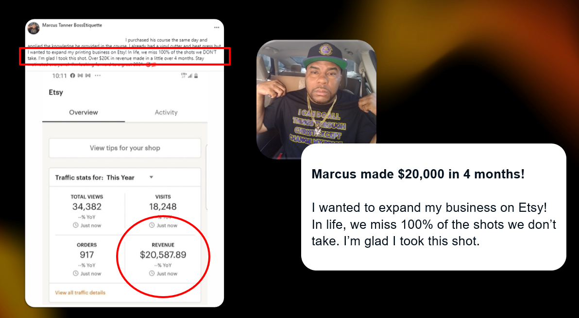 Marcus — $20,000 In 4 Months