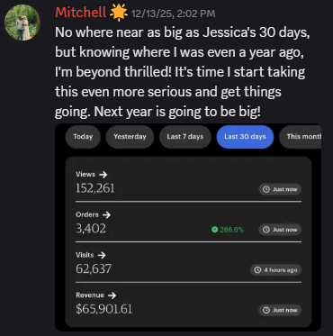 Mitchell — $65,901 Revenue In 30 Days